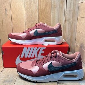Women's Nike Air Max SC Red Stardust and Deep Jungle Cedar